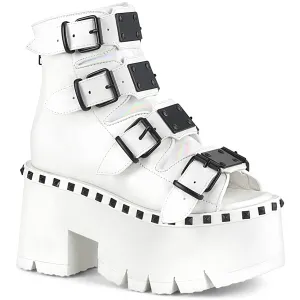 Ashes 70 Platform Goth Sandal Boots  - Demonia Direct