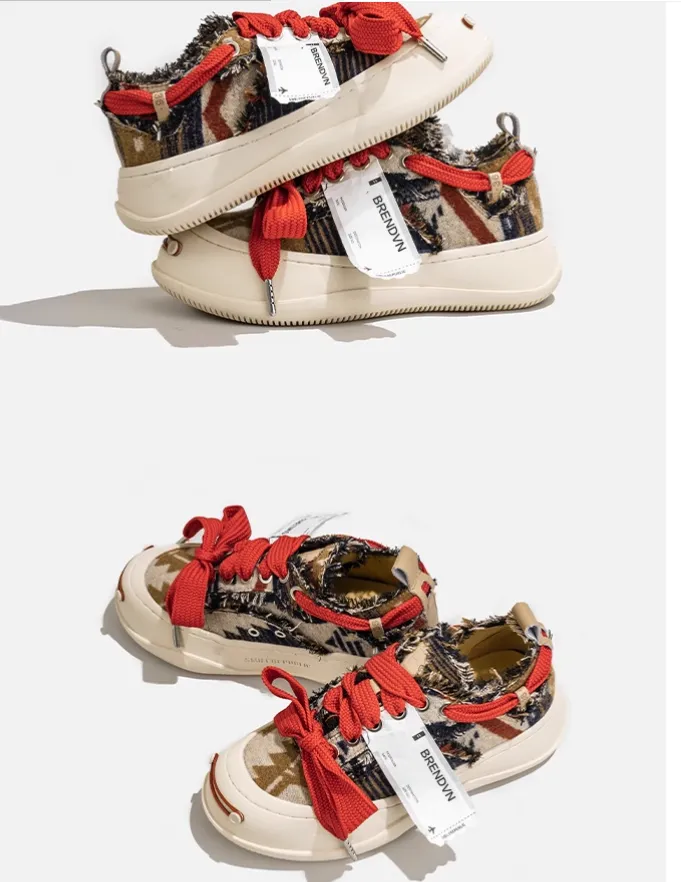 BRENDVN JIANCA CANVAS CHUNKY SOLE UNISEX SNEAKER