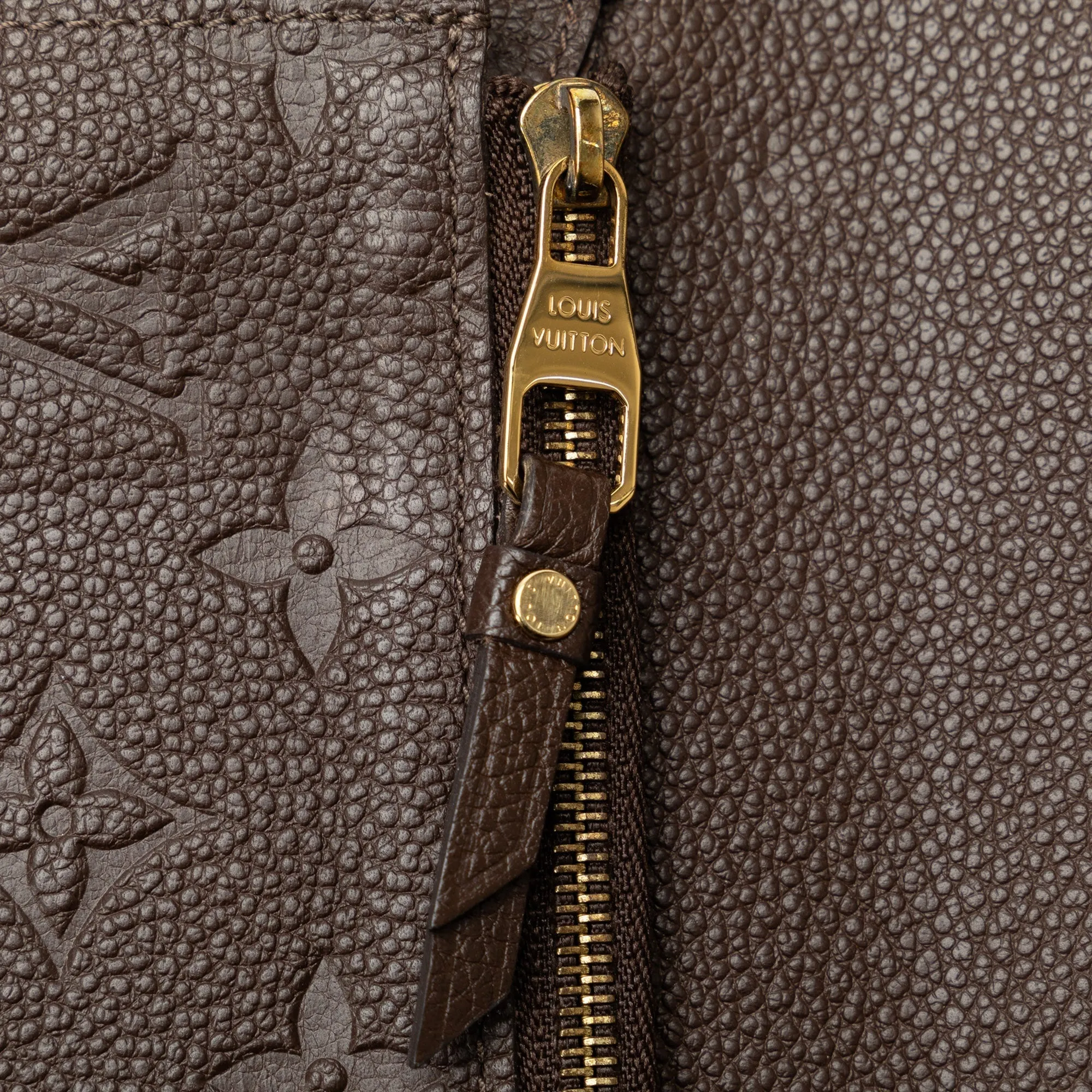Brown Louis Vuitton Monogram Empreinte Portefeuille Curieuse Wallet