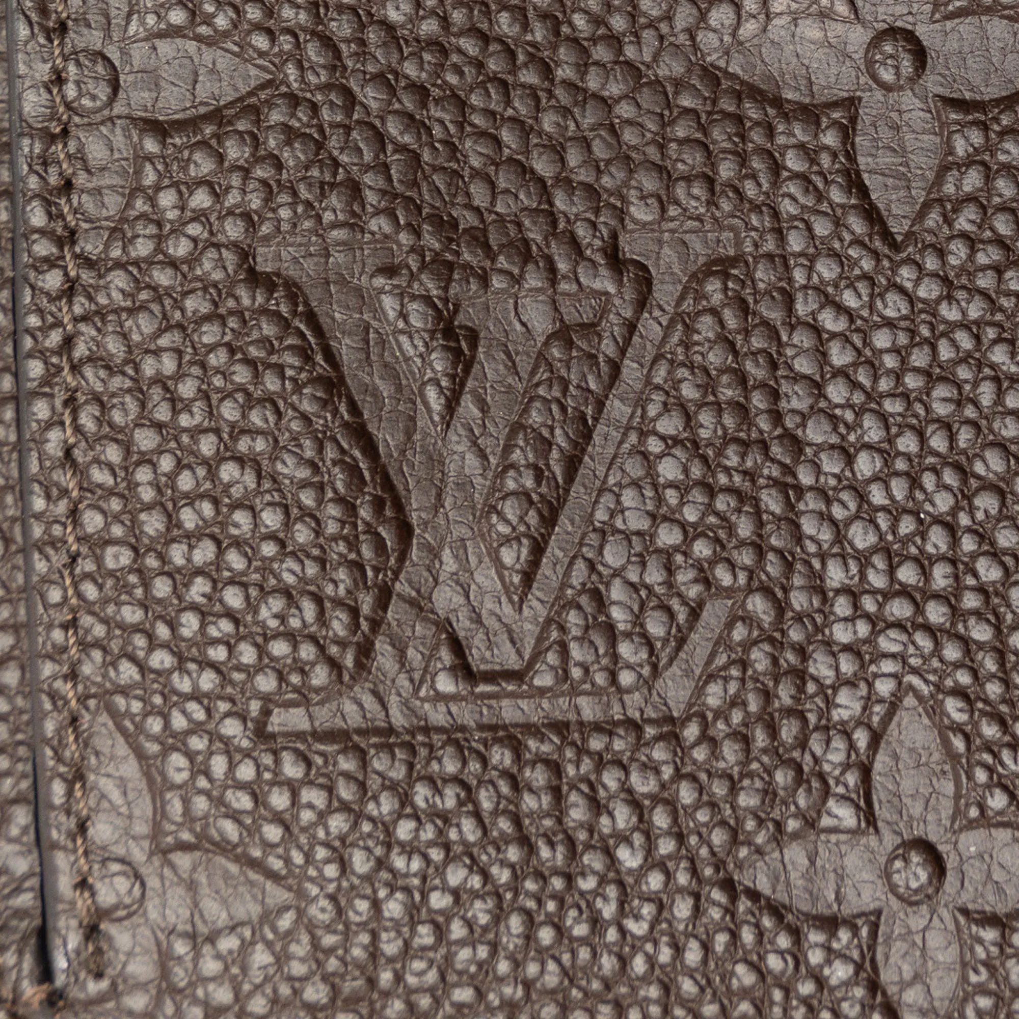 Brown Louis Vuitton Monogram Empreinte Portefeuille Curieuse Wallet