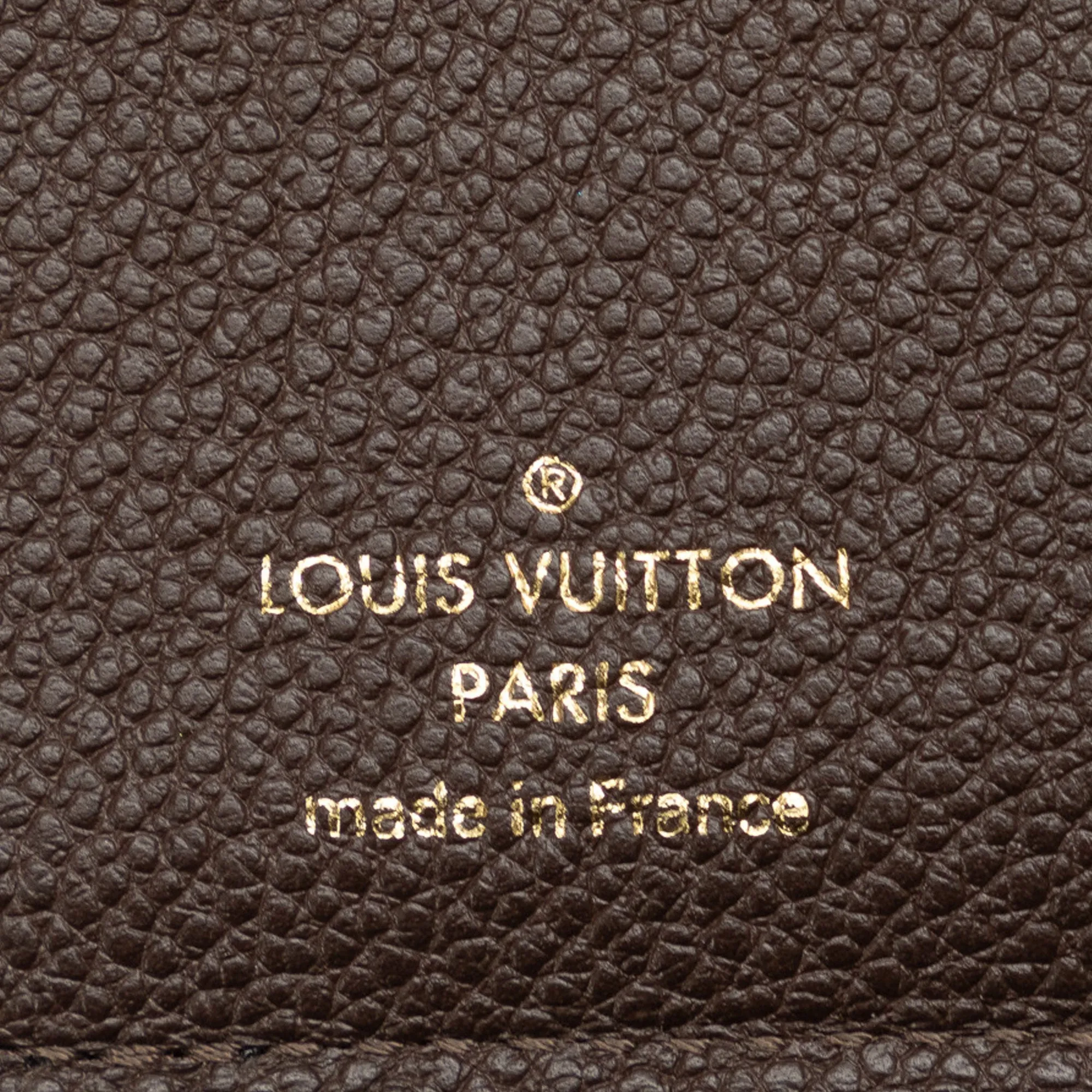 Brown Louis Vuitton Monogram Empreinte Portefeuille Curieuse Wallet