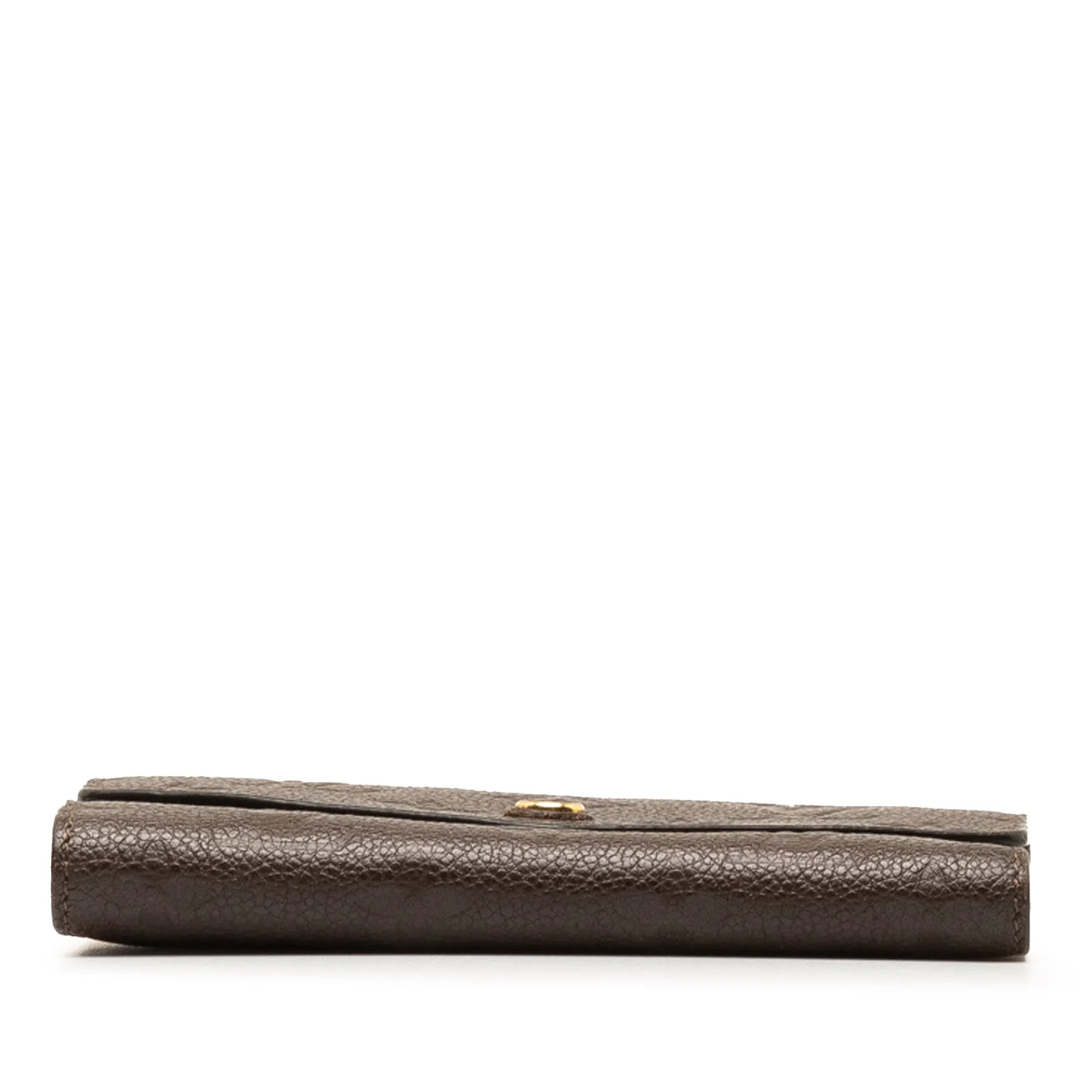 Brown Louis Vuitton Monogram Empreinte Portefeuille Curieuse Wallet