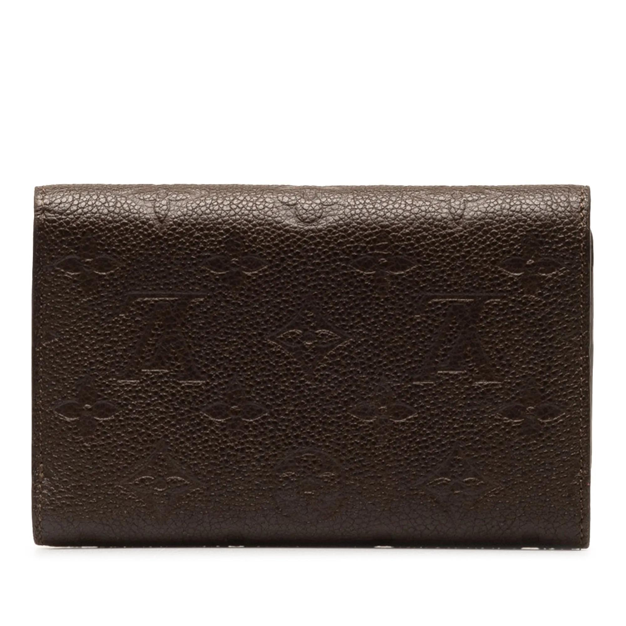 Brown Louis Vuitton Monogram Empreinte Portefeuille Curieuse Wallet