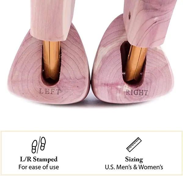 FootFitter Western Cedar Boot Tree | Best Shoe Trees for Western Cowboy Style Boots