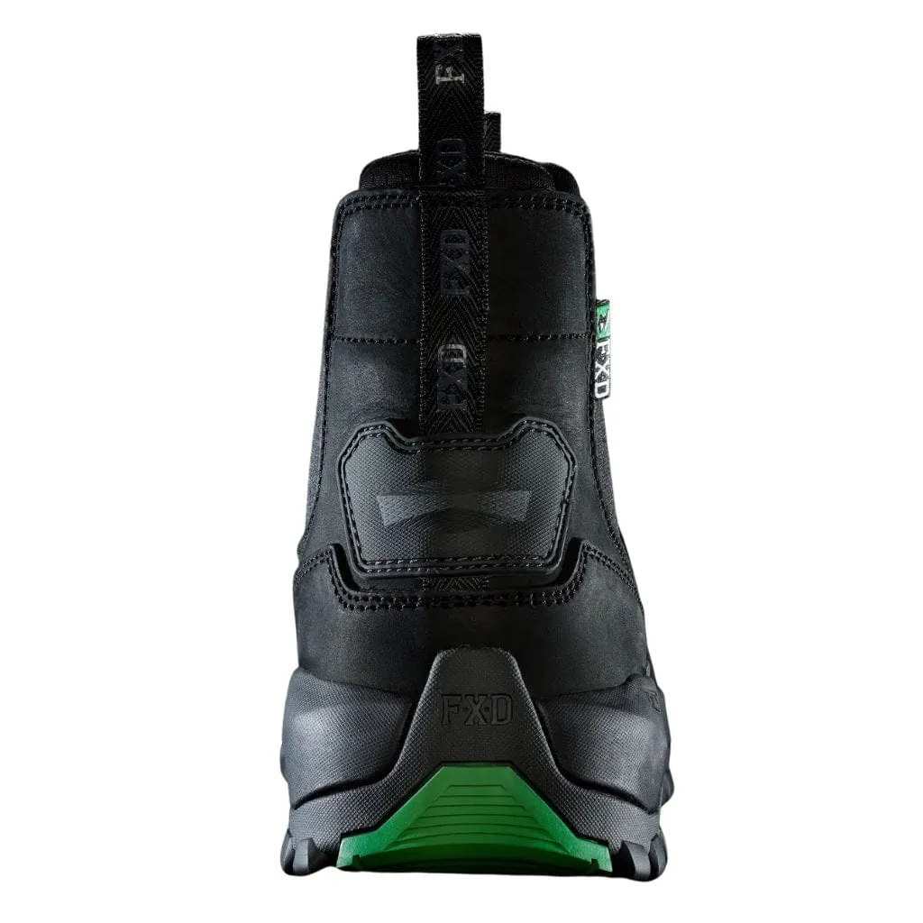 FXD WB-4 ELASTIC SIDE SAFETY BOOT BLACK