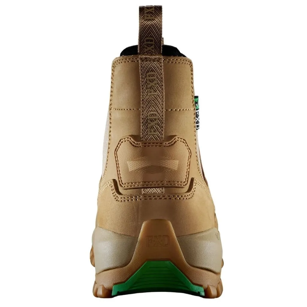 FXD WB-4 ELASTIC SIDE SAFETY BOOT WHEAT
