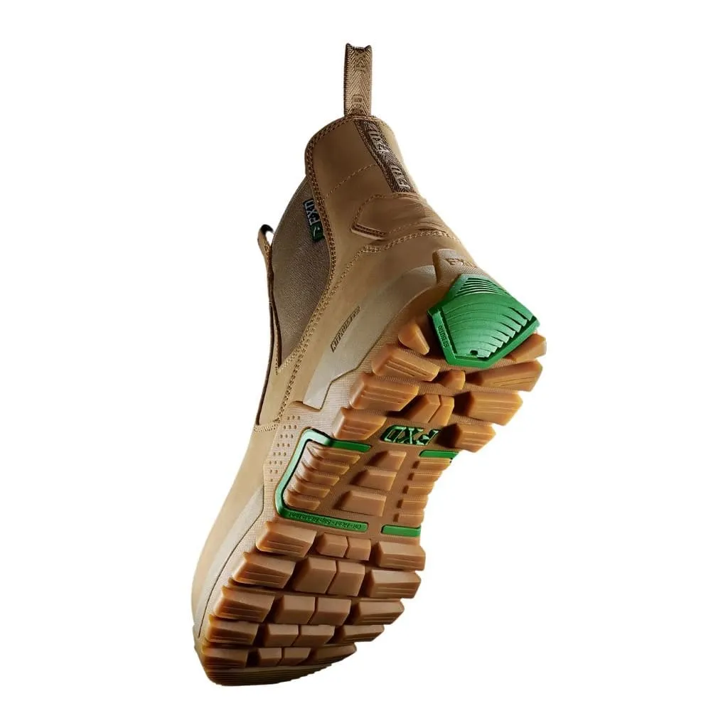 FXD WB-4 ELASTIC SIDE SAFETY BOOT WHEAT