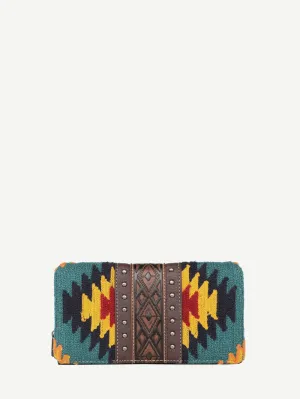 Montana West Embossed Aztec Tapestry Wallet