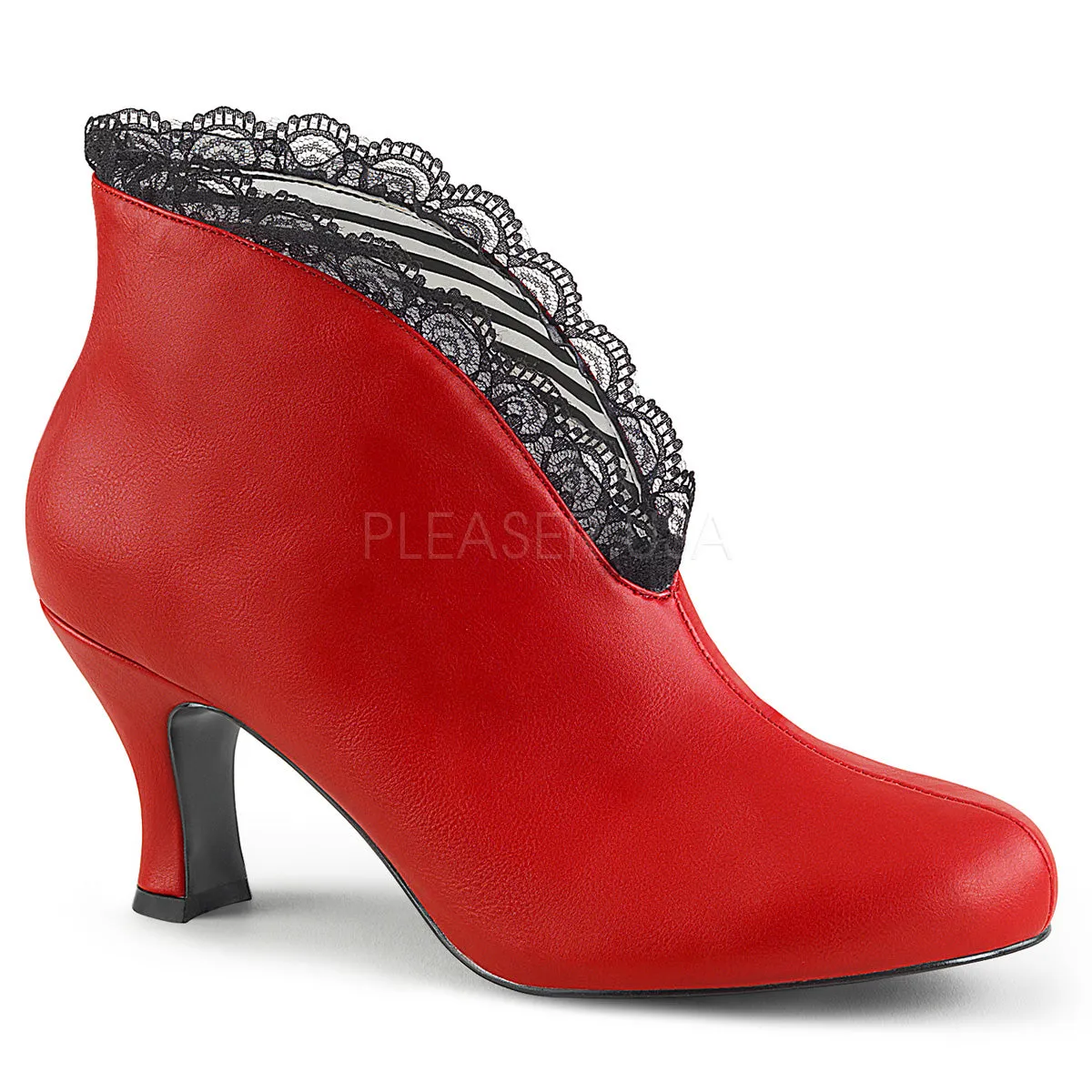 Slip-On Ankle Boot with 3-inch Heel 3-colors PS-JENNA-105