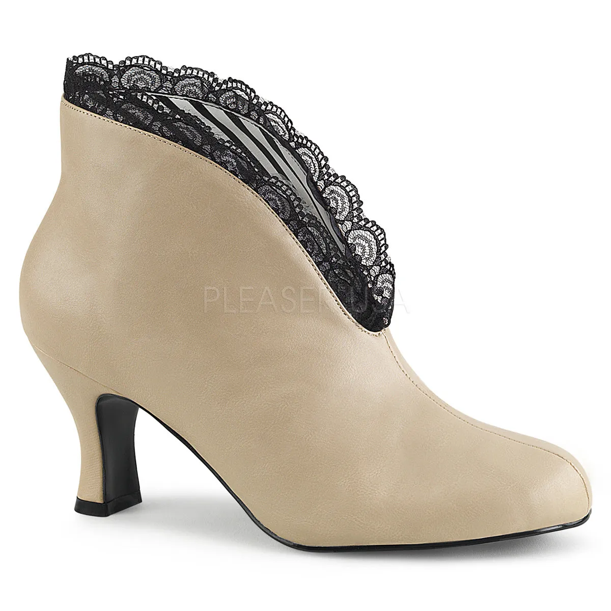 Slip-On Ankle Boot with 3-inch Heel 3-colors PS-JENNA-105
