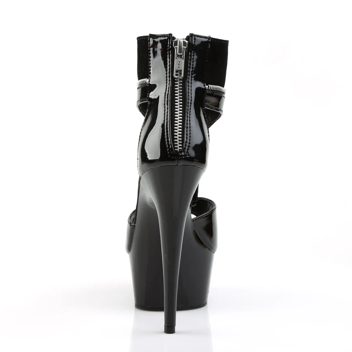 T-Strap Peep Toe Ankle Boot 6-inch Heel DELIGHT-690
