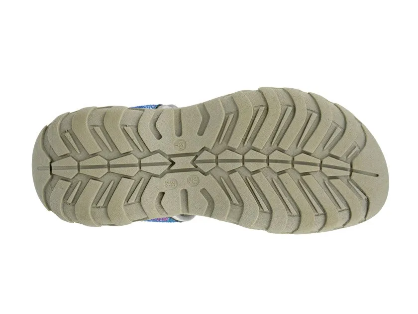 Womens PDQ Touch Fastening Active Walking Velcro Sandals Multi