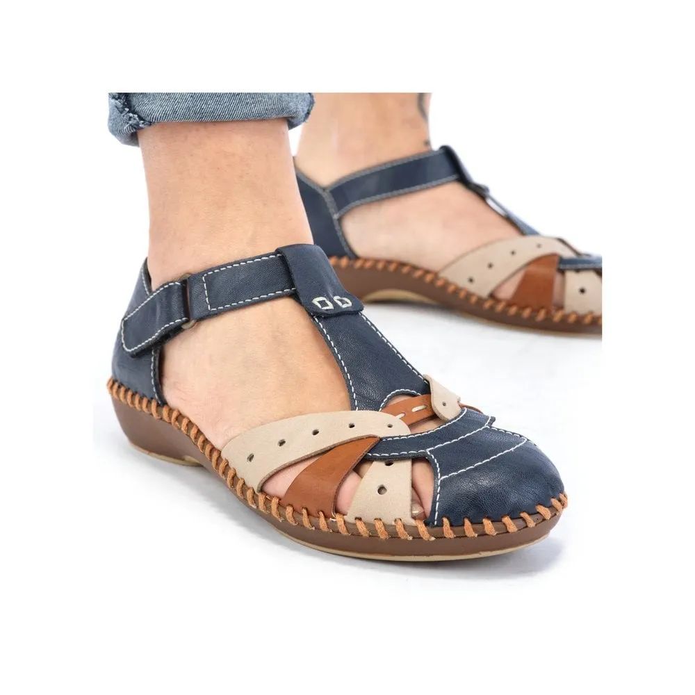 Womens Rieker Bur-Fastener Sandals Blue